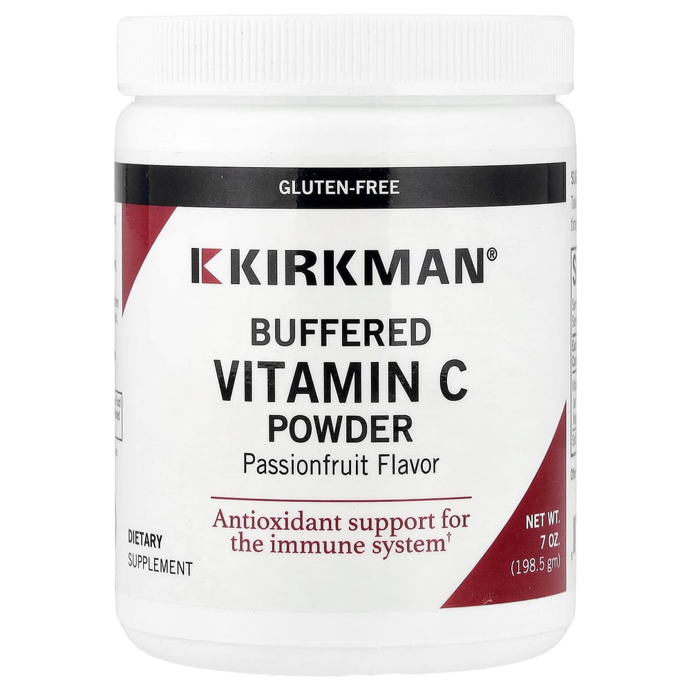 Kirkman Labs Buffered Vitamin C Powder Passion Fruit 198.5g (7oz)