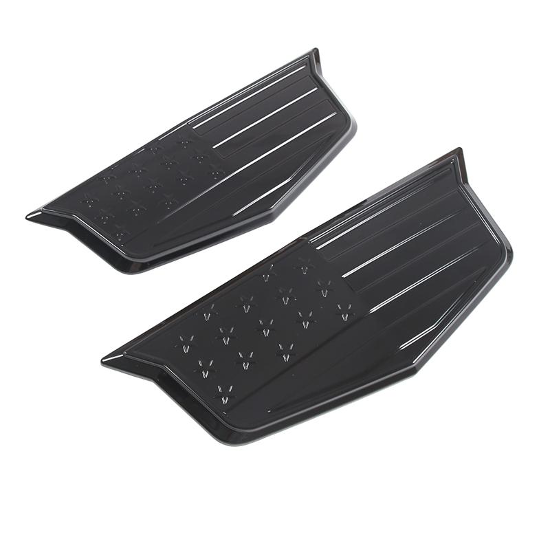 For Cadillac Escalade ABS Black Front and Rear Car Decoration Cover Exterior Modification Accessories