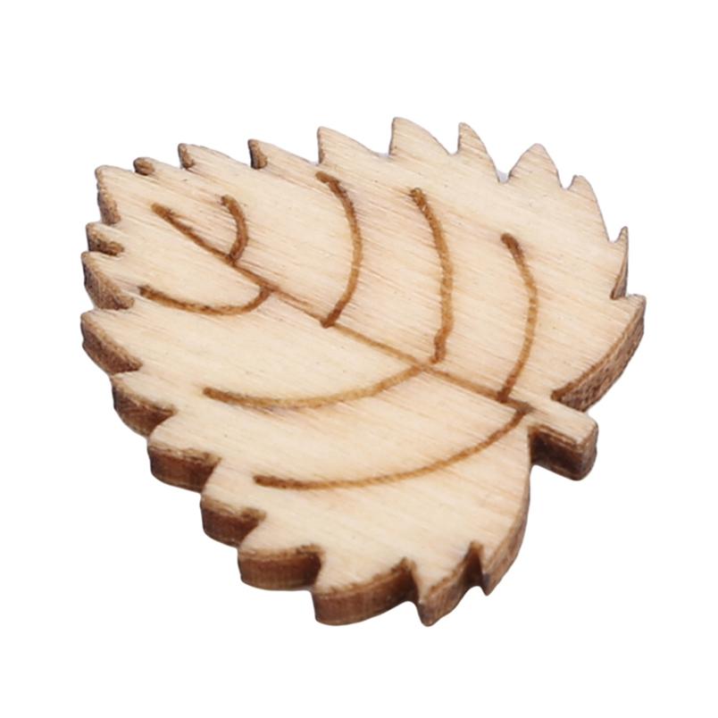 Маленькие деревянные маленькие цветы листья маленькая трава смешанные дети DIY граффити развивающие игрушки