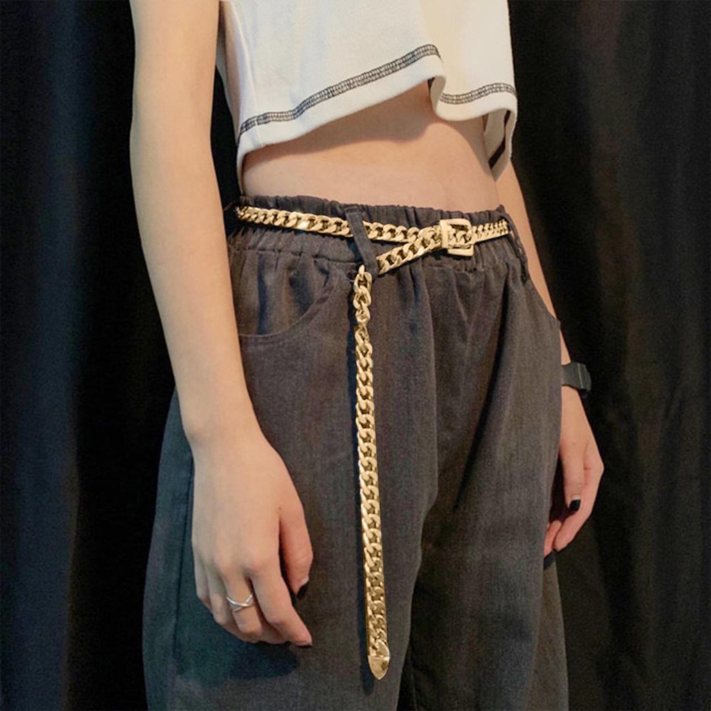 Women Metal Waist Chain Belts Fashion Luxury Adjustable Belly Body Chain Jewelry Accessories For Party