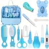 13PCS Baby Grooming and Health Kit Safety Care Set Newborn Nursery Health Care Set with Hair Comb, Nail Clippers, Aspirator