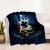Gothic Style Blanket Warmthful Decor Perfect for Livingroom Seaside Picnics Four Seasons Multipurpose Modern Perfect Gift for Relatives and Friends