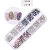1440pcs SS4-SS6 Mixed Sizes Glass Nail Rhinestones Crystal Strass Multi-Color For Nail Art Decoration Accessories Rhinestones