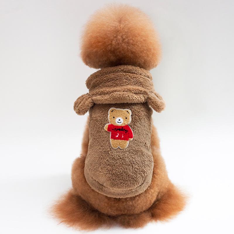 Fleece Dog Hoodie Winter Pet Dog Clothes for Dogs Coat Jacket Soft Ropa Perro French Bulldog Clothing for Dogs Pets Clothing Pug
