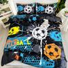 Anime Cartoon Sports Football Quilt Cover Set 1 Quilt Cover+2 Pillowcases High-Definition Printing For Home And Dormitory