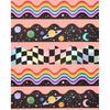 xo, Fetti Outer Space Bulletin Board Trim Set, 72 feet, 60 Pieces | Chalkboard Border, Classroom Decorations, School Planets Sign, Science Banner,