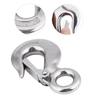 304 Stainless Steel Authentic Swivel Round Eye Snap Clip Cargo Lifting Hook(90mm 0.5T)