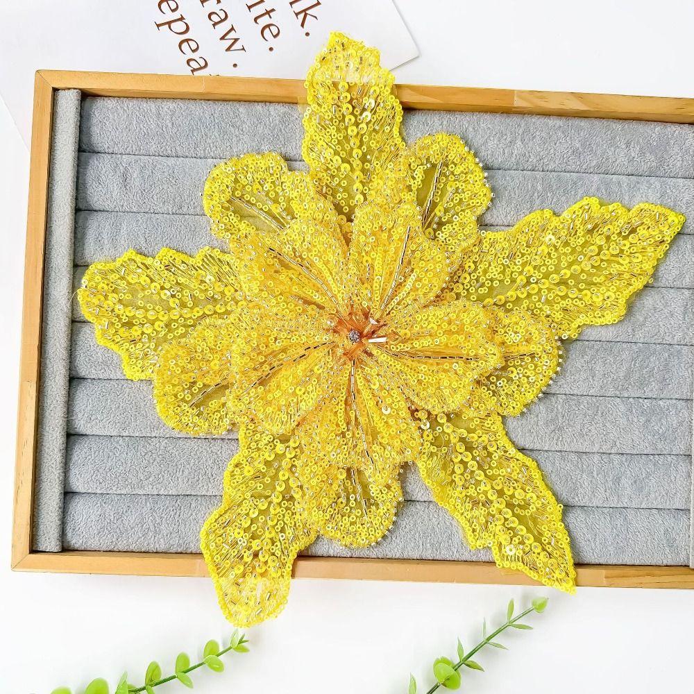 Блестки нашивки на одежду вышитые аппликации на одежду своими руками цветы многослойные аппликации для женщин