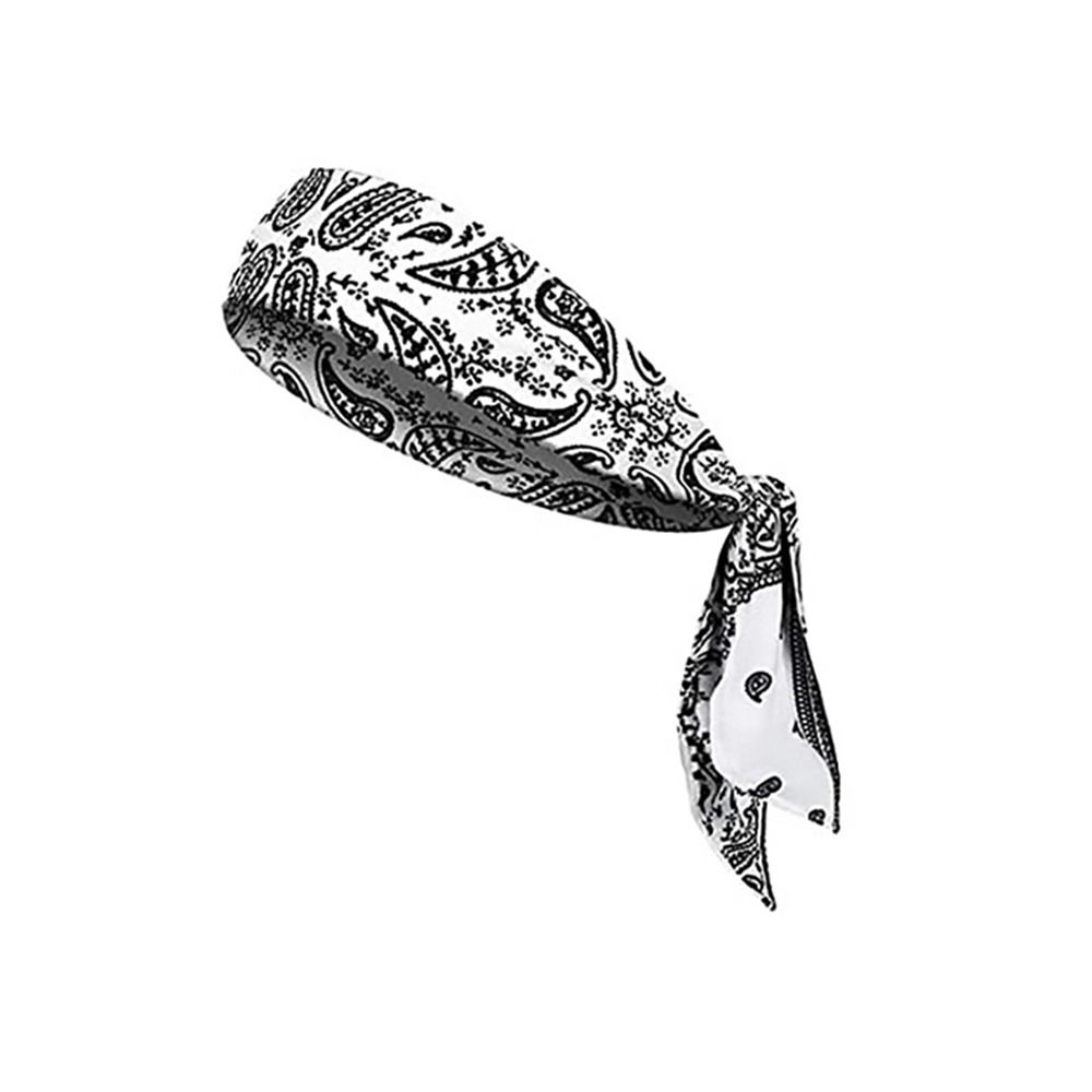 Moisture Wicking Tie Back Headbands Cotton Sweatband New Running Headbands Men Women