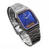 Casio Часы кварцевые CASIO ANA-DIGI Vintage Series AQ-230GG-2A Unisex Dual Time Blue Overseas Model