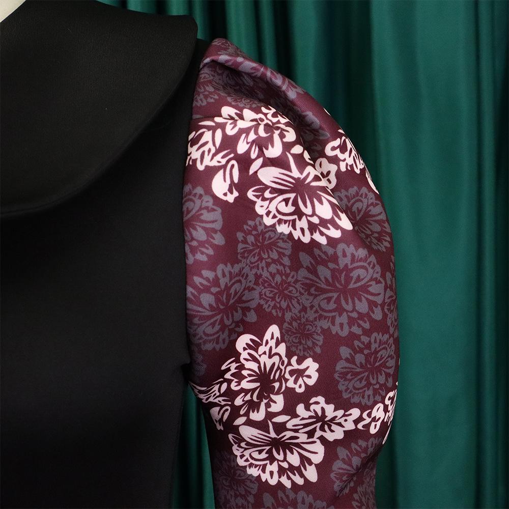 Женское платье большого размера на весну и осень, модное платье со средними рукавами, женское элегантное цельное лоскутное платье-футляр