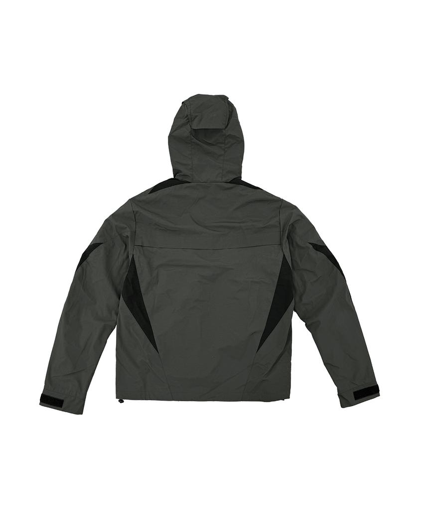 Grailz Technical Pleats Shell Jacket [Charcoal]