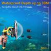 Купольный порт для GoPro, водонепроницаемый корпус, чехол для GoPro Hero 9 10 11, защитный купол для подводного плавания, аксессуары для объективов GoPro