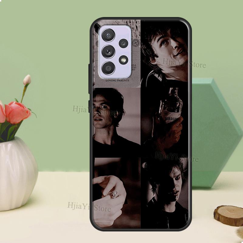 Кейс Damon Salvatore The Vampire Diaries для Samsung A54 A34 A24 A14 A51 A71 A12 A22 A32 A52 A72 A73 A33 A53 A13 Задняя крышка