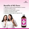 Charak Pharma M2Tone Syrup for Women 450 ml Pack of 1 | Hormonal Balance & Wellness Support