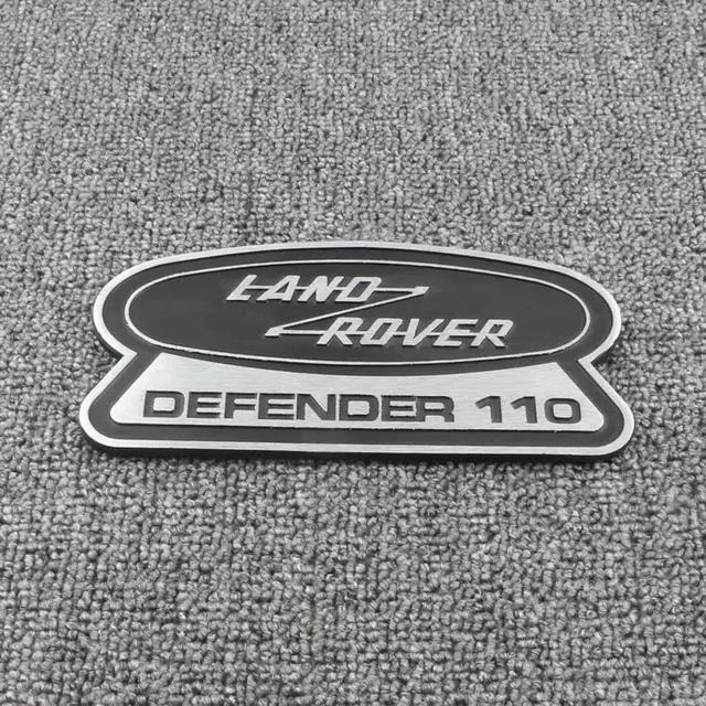 Alloy Car Side Badge Decal Auto Rear Trunk Sticker Front Grille Emblem Accessories for Land Rover 2015 DEFENDER 110 Decoration wsvz7