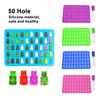 50 Grids Chocolate Bear Silicone Candy Cake Mold Ice Cube Tray DIY Baking