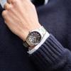 Casio Мужские механические автоматические часы Черные Efk 110d 1ajf Сапфировое стекло