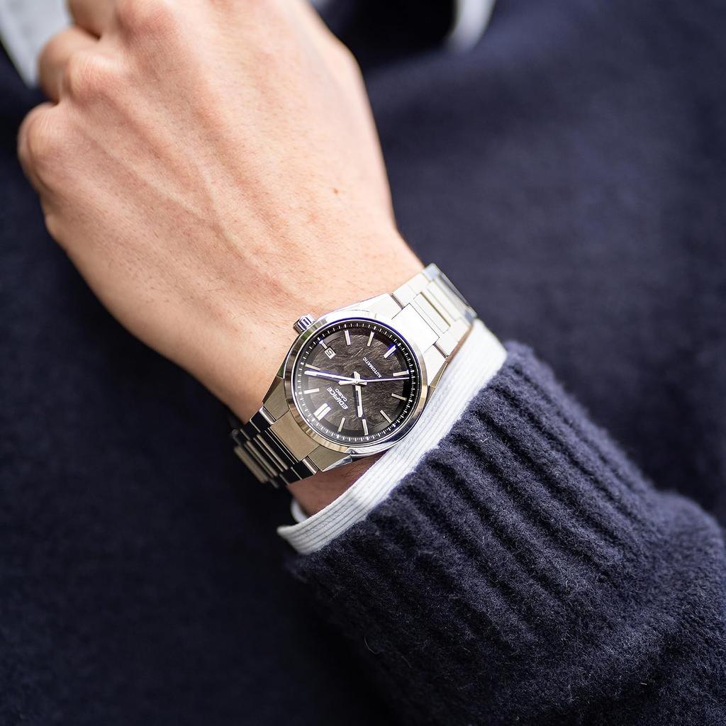 Casio Мужские механические автоматические часы Черные Efk 110d 1ajf Сапфировое стекло