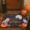 Halloween Crystal Velvet Doormat Halloween Theme Party Decoration Kids Favor Pumpkin Ghost Doormat Trick or Treat Party Supplies