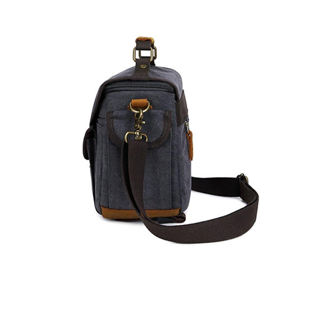 Сумка для беззеркальной фотокамеры из холста, мягкая винтажная сумка-мессенджер для объектива камеры, противоударный водонепроницаемый защитный чехол для камеры