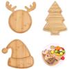 Christmas Tree Deer Tray Shaped Candy Snacks Salver Nuts Seeds Dry Fruits Plate Dessert Serving Dish Fruit Cheese Tray Tableware