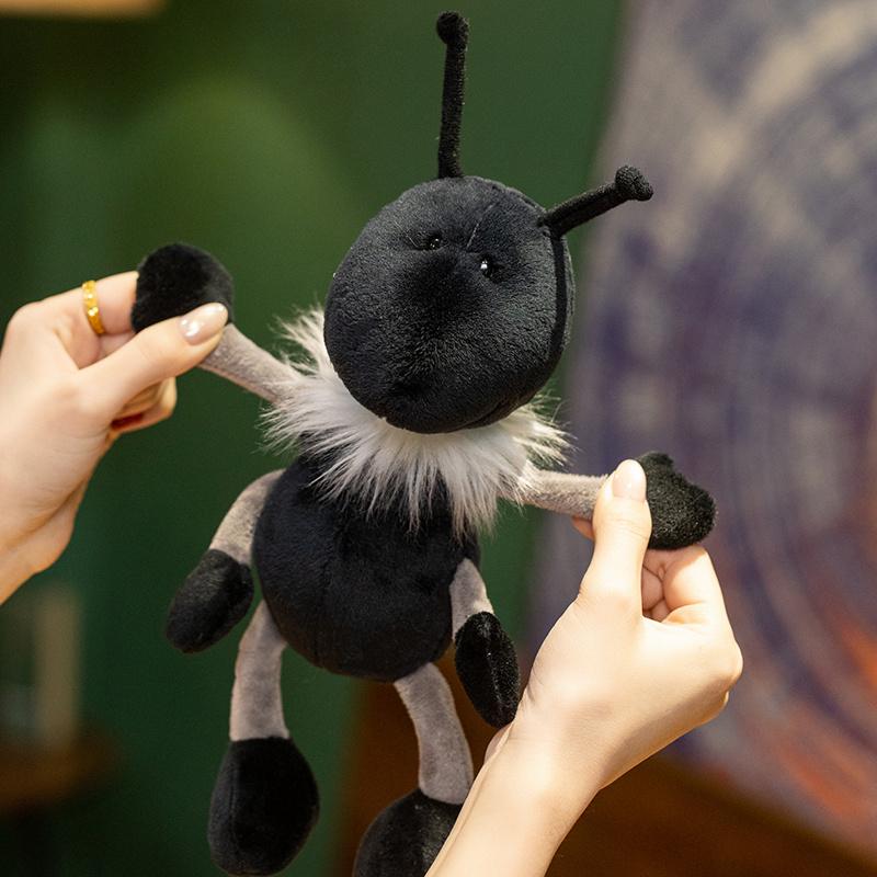 1Pc 30Cm Kawaii Black Ant Plush Dolls Lovely Ants Toy Figure Dolls Good Filling Nice Decor Birthday Christmas Gift