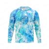 Mens Quick-Dry UV Protection Long Sleeve Hooded Fishing Shirt Outdoor Sports Cycling Running Hiking