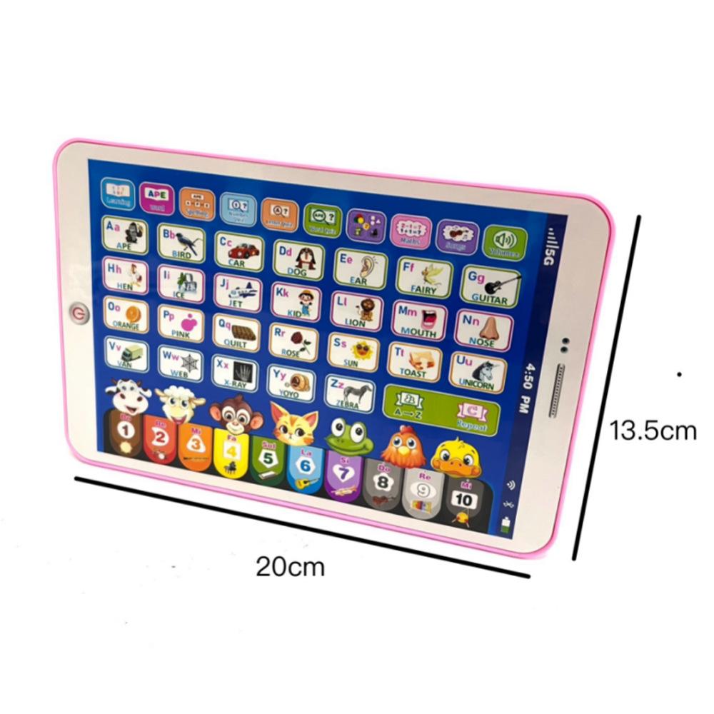 Bilingual Learning Tablet: Touchscreen Educational Toy for Kids with Stories & Games