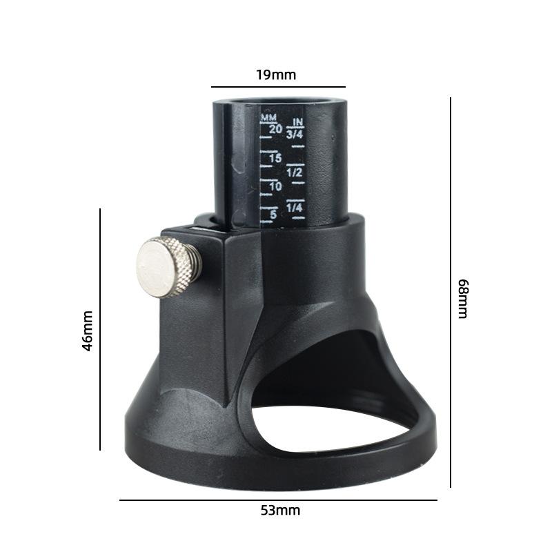 Guide Attachment Twist Drill Bit Rotary Router Milling Cutter Wood Carving Tool Kit Dedicated Locator Woodwork Tool For Dremel