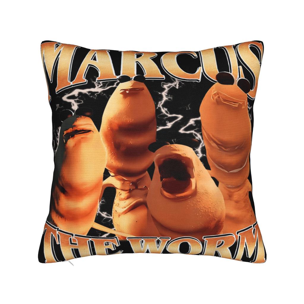 Pillow Case I'm Mildly Irritated Marcus The Worm Soft Pillow Cover For Living Room Bed Chair Vintage Pillowcases