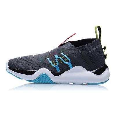 Детские баскетбольные кроссовки Li Ning Youth One Piece Woven Breathable Low Top Детские кроссовки Черный Синий Красный YKBP016-5