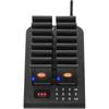 Restaurant Pager System, Wireless 500m Long Range Lineup Waiting Queue Signal, Guest Customer Calling Beepers with Vibration & Flashing, 16 Buzzers