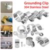1Pcs Fastening Hardware Grounding Clip 304 Stainless Steel Pipe Buckle New Hose Clamp