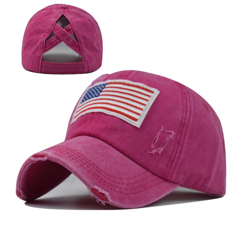 Бейсболка с национальным флагом 2021 года Кепка с перекрещенными волосами и загнутыми полями для международной торговли в стиле европейский и американский прилив Бейсболка с Днем независимости