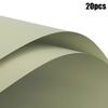 20Pcs/pack Solid Color Waterproof Thickened Rose Bouquet Wrapping Paper First Love Flower Shop Material