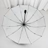 120cm Double-Person Simple Plain Color Large Umbrella Student Sun Protection Umbrella Adult Storm-Resistant Umbrella 70% off Sun Umbrella