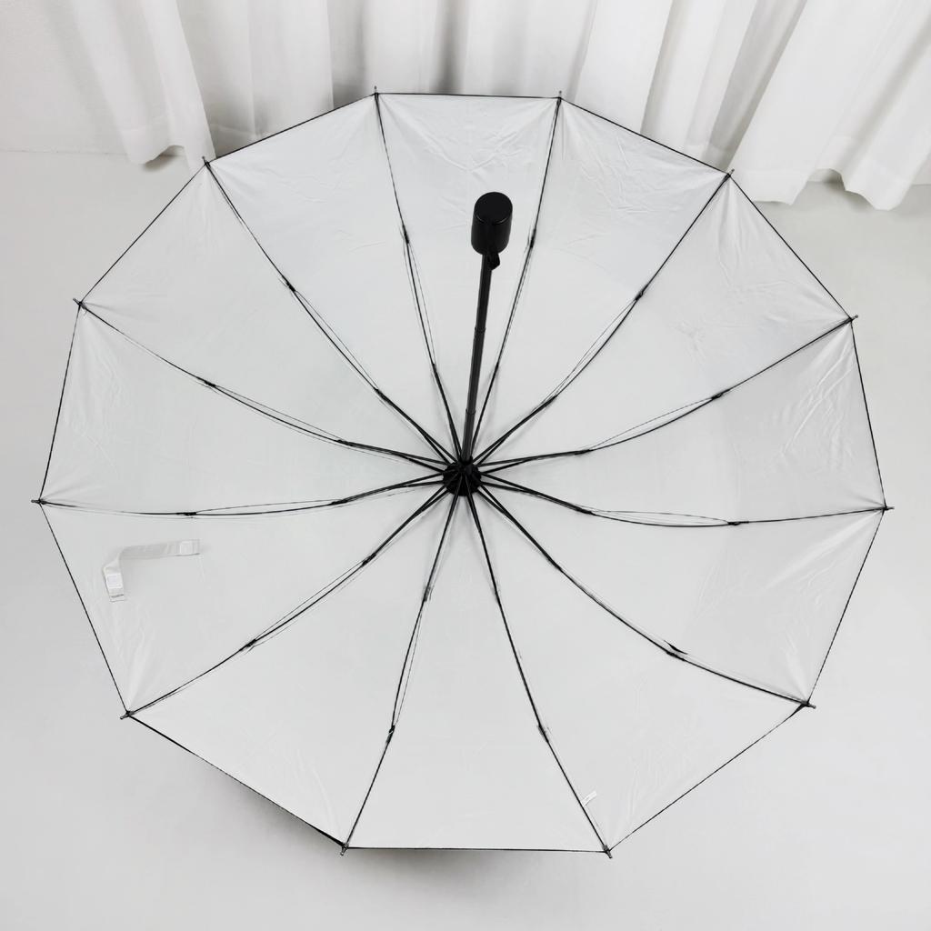 120cm Double-Person Simple Plain Color Large Umbrella Student Sun Protection Umbrella Adult Storm-Resistant Umbrella 70% off Sun Umbrella