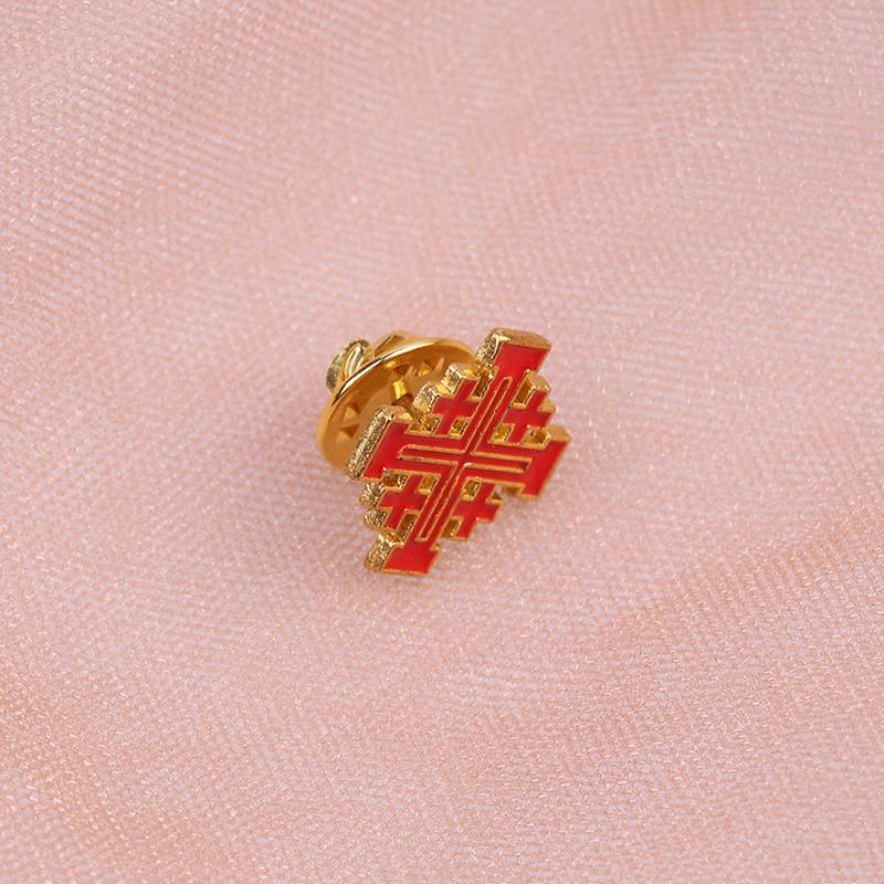 1 шт. католический христианский Иерусалимский крест брошь значок религиозные украшения Halo подарки