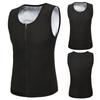 Men Sauna Suit Waist Trainer Body Shaper Compression Shirts Workout Sweat Tank Tops Vest Shapewear Exercise Slimming Undershirt Fat Burning Underwear