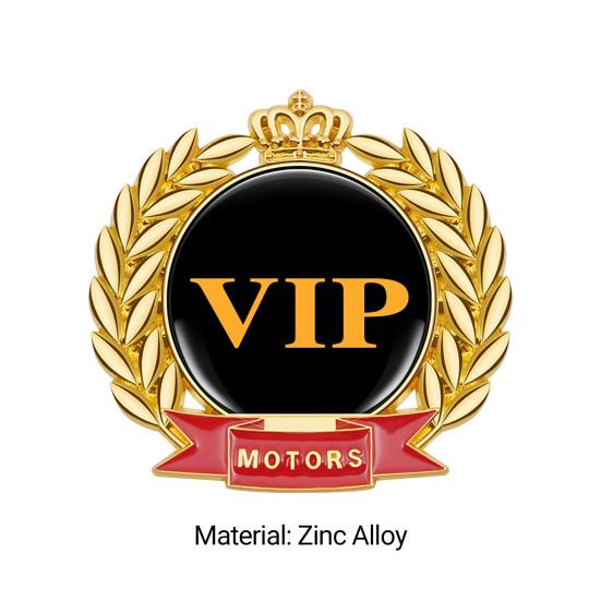 Автомобильная наклейка сильная клейкость, водостойкий декоративный 3D VIP задний передний бампер, металлический значок, автомобильные аксессуары