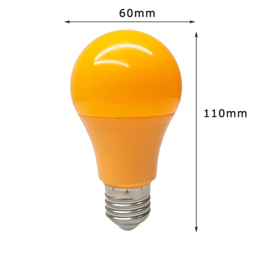 Светодиодная лампа-глобус E27 B22 A60 5 Вт, декоративный свет, красный, синий, желтый, зеленый, розовый, фиолетовый, оранжевый свет для домашнего праздничного декора, 110 В 220 В