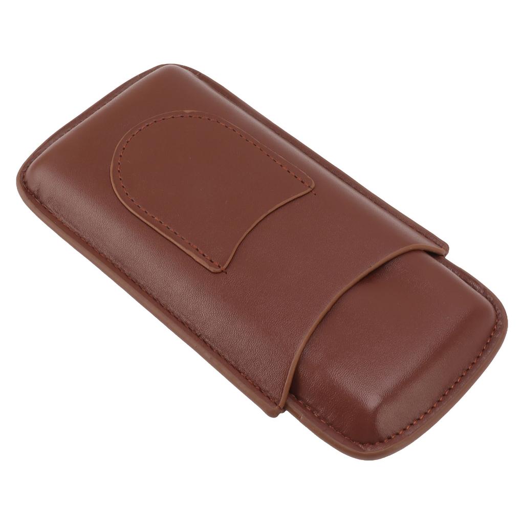 Cigarette Case Leather 3pcs Capacity Portable Cigar Storage Box with for Outdoor