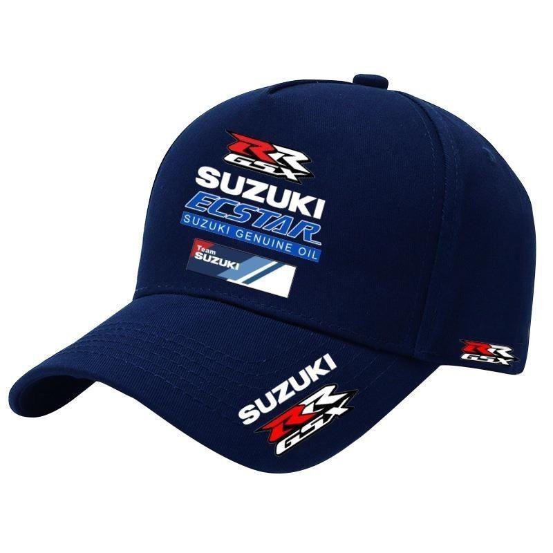 Бейсболка для гонок на мотоциклах Suzuki Для мужчин и женщин Внешняя защита от солнца при езде и впитывающая пот бейсболка