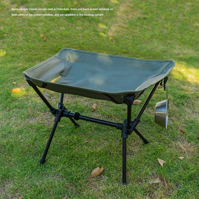 Открытый кемпинг Moon Chair Складной табурет Портативный ультра легкий табурет из алюминиевого сплава Путешествия Табурет для барбекю и отдыха