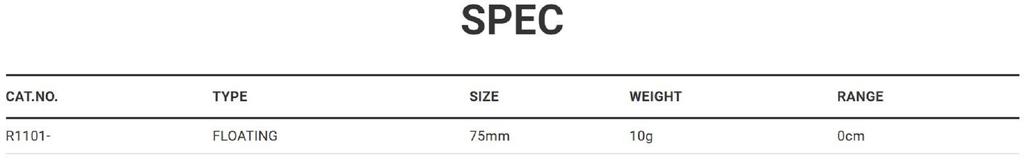 Yo Zuri Duel 3DB Popper 75 mm Floating Lure R1101-MFT (3949)