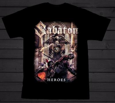 Мужская футболка группы Sabaton, черная футболка, все размеры JJ4946