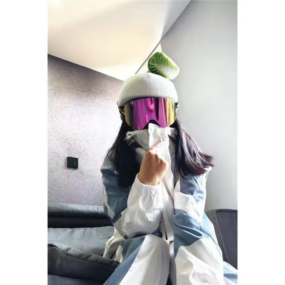 Ski Helmet Hat Cover Cute Cartoon Cat Ears Baby Same Single and Double Board Battery Helmet Cover Unisex