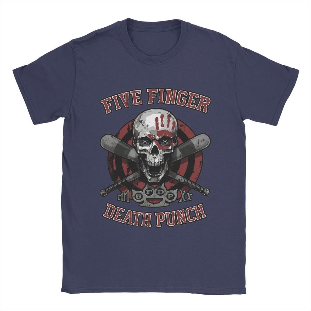 Five Finger Death Punch 5FDP T Shirt Men Pure Cotton Novelty T-Shirts O Neck Tee Shirt Short Sleeve Tops Gift Idea
