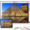 Алмазная картина Лувр Музей Вышивка Крестом Горный хрусталь Домашний декор
